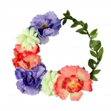 Traka za kosu Vijena sa Šarenim Cvijećem