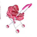 Duboki dječji kolica za lutke – platnena, lagana i sklopiva