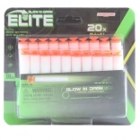 Svjetleći pjenasti metci s vakuumskom čašicom – set od 20 kom