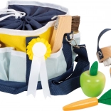 small foot set za njegu konja s torbom