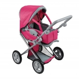 Woopie Royal dječja kolica za lutke 3u1 s nosiljkom i podesivom ručkom
