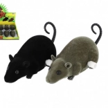 Miš na navijanje 12 cm - 2 boje