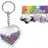 Akrilni privjesak s glitterom – srce