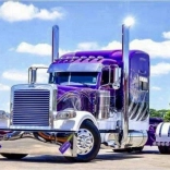 Norimpex dijamantno slikanje Ljubičasti kamion 30x40 cm