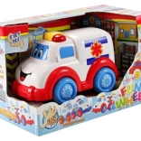 Ambulantno vozilo na baterije sa svjetlom i zvukom 15 cm