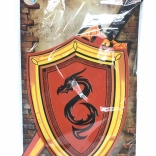 Pjenasti mač i štit s motivom zmaja