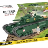 Konstrukcijski set tenka MARK IV CHURCHILL 1:35 (668 dijelova)