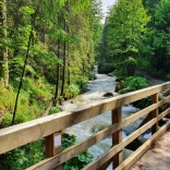 Norimpex dijamantno slikanje drvenog mosta u šumi 30x40cm