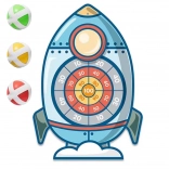 Woopie igra vještine: Ljepljive strelice s čičkom – raketna meta