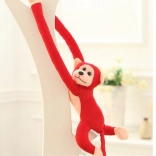 Plišani majmunić sa zvukom crveni 80 cm