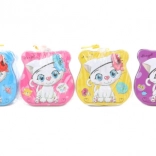 Metalna kasica s motivom mačke na lokot