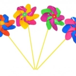 Šareni plastični vjetrenjak 20 cm