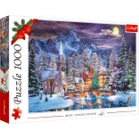 Puzzle 1000 dijelova – Božićna atmosfera Trefl