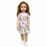 Hodajuća lutka princeza 70 cm s nakitom