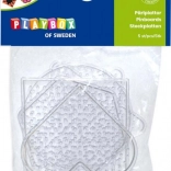 Podloge za glačajuće perlice PLAYBOX – set oblika, 5 kom