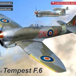 Model aviona Tempest F.6 u mjerilu 1/72