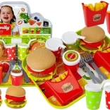 Set pomfrita za hamburgere s poslužavnikom