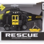 crni helikopter na baterije sa svjetlima i zvukovima