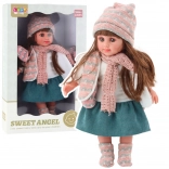 Lutka SWEET ANGEL u zimskom outfitu 36 cm