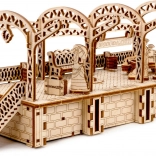 Drvene 3D puzzle željeznička stanica WOODEN CITY, 175 dijelova