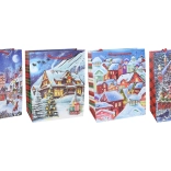 Poklon-vrećica L Božić 31 × 40 × 12 cm