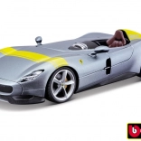 Ferrari Monza SP1 srebrna/plava metalni model 1:24