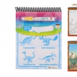 Čarobno slikanje vodom s dinosaurima