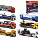 Metalni kamion s prikolicom 20 cm mix - 1 kom