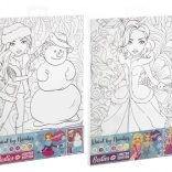 Slikanje po brojevima na platnu BESTIES 29,7 × 19,5 cm