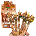 Automatska olovka s kapibarom 3D, plava tinta koja se može izbrisati