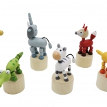 Safari drvena gnječeća životinjica