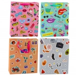 Poklon-vrećica s raznobojnim naljepnicama 32 × 26 × 12 cm