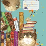 Školska bilježnica A4 za čitateljski dnevnik, crte 12 mm, 20 listova