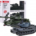 Daljinski upravljani tenkovi T–34 vs Tiger u mjerilu 1:28 – borbeni set 2,4 GHz