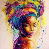 Dijamantno slikanje Obilje boja 30x40 cm