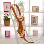 Plišani majmun s zvukom, tamnosmeđ 80 cm