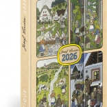 Tjedni magnetski planer Josef Lada 2026, 11 x 16 cm