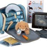 small foot plišani zeko s veterinarskim setom