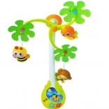 Glazbena vrteška HOLA za dječji krevetić s glazbenom kutijom i zvečkama