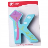 Drveno slovo K CLASSIC WORLD