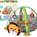 Edukativna podloga za igru lav 3u1 s ogradicom i lopticama, melodije