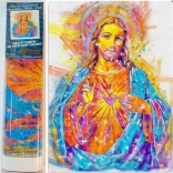 Dijamantno slikanje Isus u svjetlosti 30x40 cm