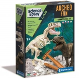 Clementoni Science & Play Archeo Fun: tyrannosaurus rex – arheološki set sa svjetlećim kosturom