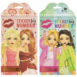 Kreativni set lijepljenja po brojevima – 12 listova i 6 listova naljepnica