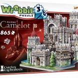 3D puzzle dvorac Camelot WREBBIT, 865 dijelova