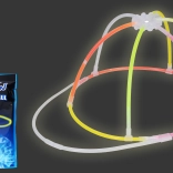 Svjetleća kapa sa svjetlećim štapićima