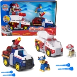 Paw Patrol vatrogasci – figurice Chase i Marshall s vozilima i vodenim projektilima