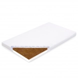 Dječji madrac New Baby Standard 140×70×7 cm kokos–pjena bijela