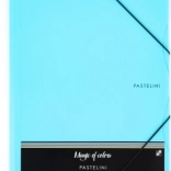 Mapa s gumicom A4 PASTELINI plava