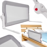 Sigurnosna ograda za krevet 150 cm, siva